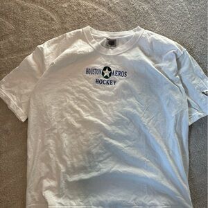Houston Aeros Hockey White T-Shirt